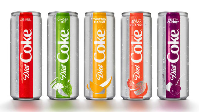 Diet Coke gets millennial makeover, launches four new flavors